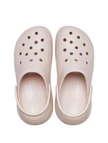 Crocs Classic Crush Women Clog Pink 207521 - 粉色 - 查看 2
