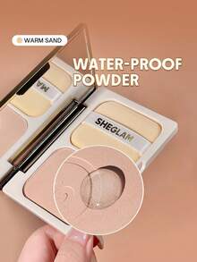 SHEGLAM Velvet Veil Oil Control Powder-Warm Sand Anti-Oil Pressed Powder Matte Pore-Less Long Lasting Setting Powder Brand Beauty Makeup Face Paint Cosmetic For Women Girls Perfect For Spring Summer Ideal For Y2K Fancy Fashion Suitable For Birthday Mother'S Day Gift Rave Party Ready Best Color - Warm Sand - View 10