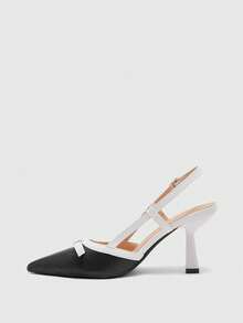 CUCCOO BIZCHIC Women's Pointed Toe Comfortable Versatile High Heels - Black - View 5