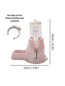 1pc Pet Supplies Hamster Kettle Feeder Drinking Fountain Small Animals Drinking Fountain Hamster Water Bottle Holder