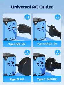 Teckwe 带USB接口的多功能电源条