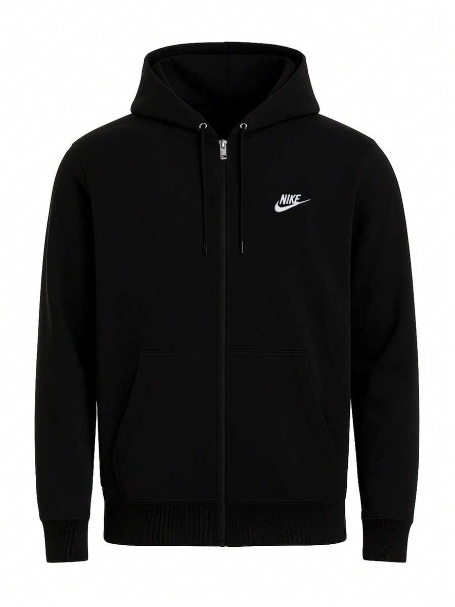 Nike Club Men Hoodie Black - Black - View 1