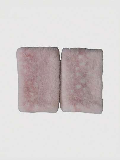 Fairycore 1 Pair Y2K Retro Fuzzy Deer Print Animal Pattern Fingerless Gloves, Fashionable Minimalist Wild Style Gloves For Women, Suitable For Daily Wear, Parties, Gatherings, Autumn/Winter, Halloween, Christmas