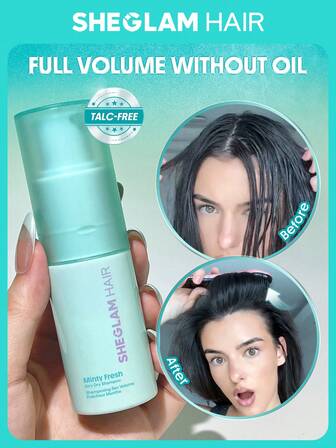 SHEGLAM HAIR Minty Fresh Airy Dry Shampoo, Suitable For Daily Use