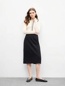 CUCCOO BIZCHIC 时尚百搭通勤简约搭扣平底鞋