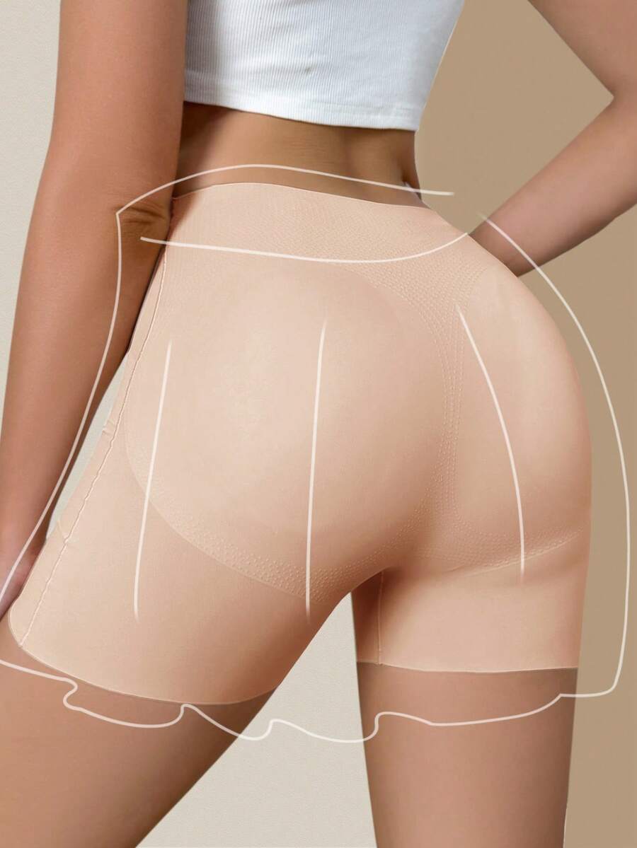 Snug Zone 1pc Women's Seamless Shaping Briefs, Cinched Waist Tummy Control Panties - Coral Pink - View 1