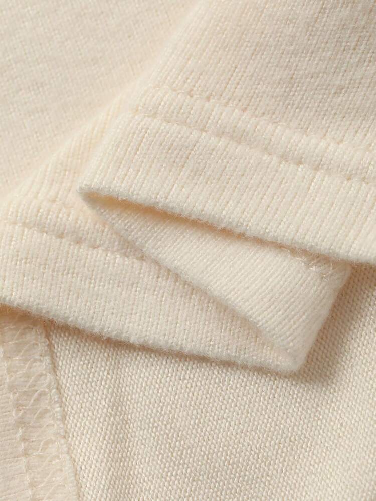 Women's Solid Color Short Sleeve Mock Neck Fitted Bodycon T-Shirt