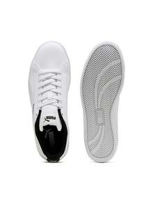 Puma Up Beyaz Unisex Sneaker White/Black/Grey 372605 - White - View 2