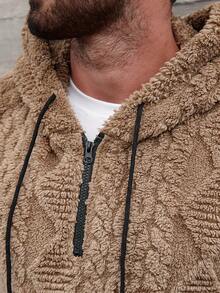 Manfinity CasualCool 男士成熟街头风畅销连帽衫，适合日常穿着、圣诞节、新年假期、派对、晚宴，也是送给朋友、丈夫、男友的理想礼物。 - 卡其色 - 查看 6