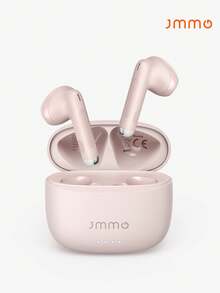 JMMO Tai nghe không dây 5.3 Điều khiển cảm ứng Hi-Fi cao cấp 10mm Trình điều khiển động IPX4 Tai nghe không dây chống nước có cổng sạc USB-C, Tai nghe & loa chơi game, Micrô, Quà tặng ngày lễ Quà tặng Giáng sinh, Những thứ phải có cho kỳ nghỉ cắm trại mùa thu và mùa đông Những thứ cần thiết cho kỳ nghỉ Phụ kiện kỳ nghỉ, Đồ dùng cắm trại - Hồng - Xem 1