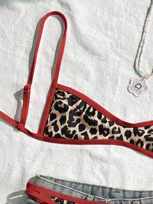 Swim Mod Bộ đồ bơi bikini họa tiết da báo gợi cảm cho nữ, đi biển mùa hè - Nhiều màu - Xem 3