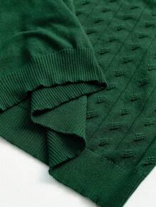 Manfinity CityGents 男士休闲纯色圆领长袖毛衣 绿色毛衣