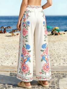 CAJUNI Quần dài họa tiết hoa đẹp nhất của Tropical Vacation - Nhiều màu - Xem 2