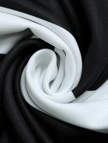 ROMWE MEN Street Life 男士复古圣母玛利亚条纹英文图案街头风套头衫 - 黑色 - 查看 4