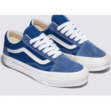 Vans LX Old Skool 男士运动鞋 VN000D560QY1 - 絨面革 藍色/藍色 - 查看 5