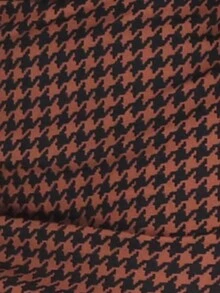 conjunto de dos piezas falda mas blusa basica de dama ideal para esta temporada conjunto basico para si armario conjunto de falda y blusa de cuello alto manga larga mateo18 - cafe - Ver 3