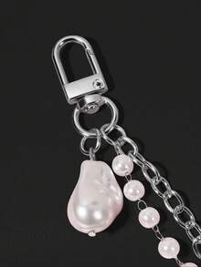 Betty Boop x SHEIN Fashion Design Faux Pearl Love Chain Bag Pendant Bag Pendant Ornament Accessories Lady Sweet And Cute, Love, Love, Kiss,Gift Ideas,Party,Holiday,Valentine's Day - Multicolor - View 8