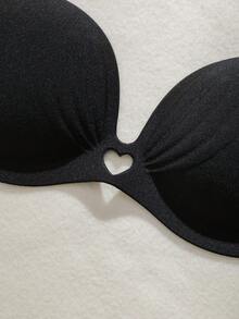 Women's Seamless Invisible Strap Bra - Black - View 7