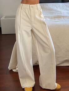 DAZY Women's Regular Mid-Rise Casual Straight Leg Jeans Y2k