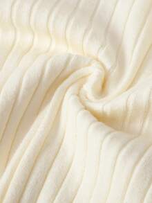 LMoss Kids 2pcs/Set Young Girl Fitted Casual Apricot & Pink Sweater, Spring/Summer - Multicolor - View 6