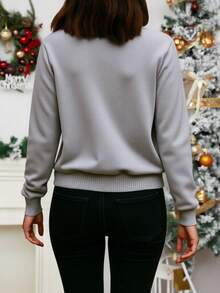 Women Sweaters - Grey - View 3