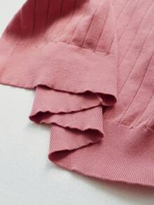 Manfinity Homme Cárdigan casual minimalista de unicolor para hombre - Rosado Sandía - Ver 7