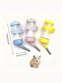 1pc Pet Supplies Hamster Kettle Feeder Drinking Fountain Small Animals Drinking Fountain Hamster Water Bottle Holder
