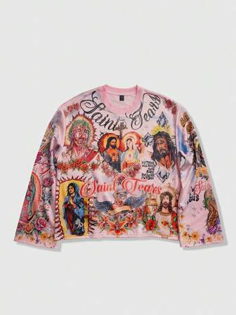 Street Life Camiseta de manga larga de moda callejera, tops a juego de pareja