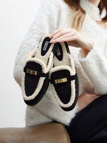 CUCCOO BIZCHIC 女士休闲套脚拖鞋，秋冬季 - 黑色 - 查看 5