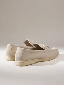 Sleekvia Giày bệt trơn màu đơn giản dành cho nữ, đa năng và tối giản - Màu be - Xem 9