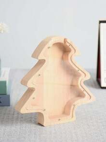 Joivida 迷人的木质猫形储蓄罐，配有透明玻璃盖 - 独特的动物造型硬币收纳盒，家居装饰佳品，生日、圣诞节、感恩节、复活节等节日的完美礼物，桌面和抽屉收纳整理好帮手