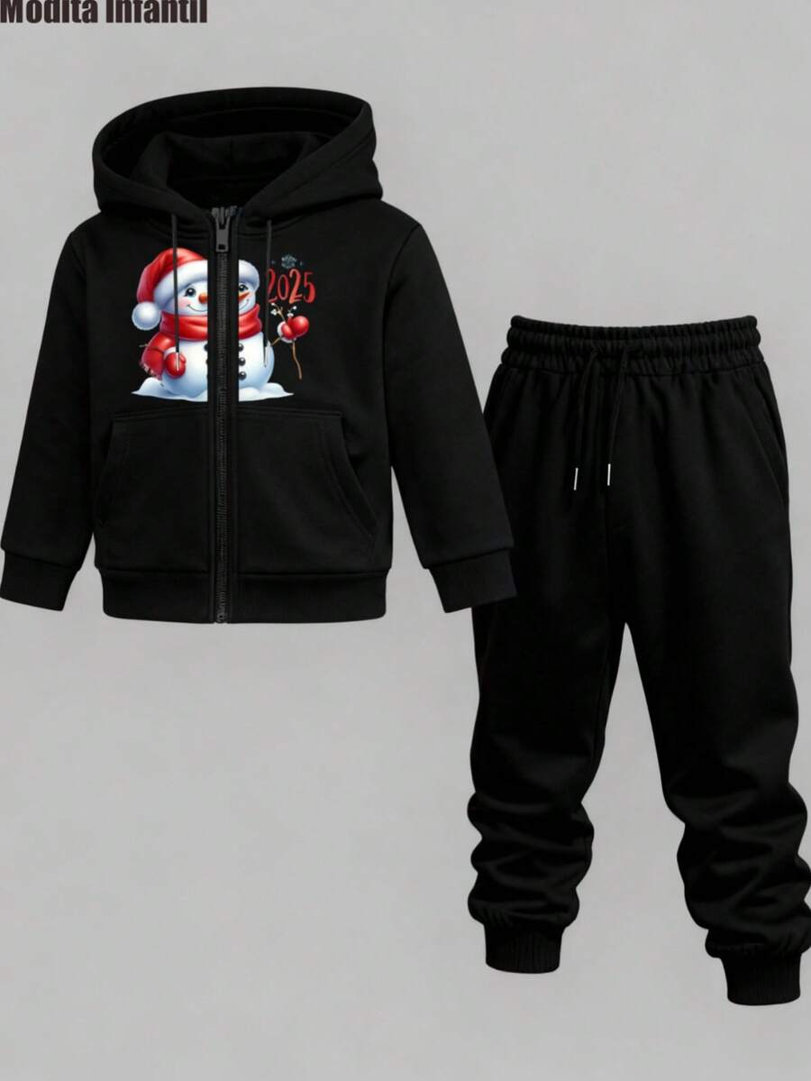 Tween Boys Outerwear Co-Ords - Black - View 1