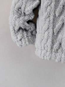 Young Boy Casual Versatile Textured Fleece Front Car Graphic Thick Hoodie Jacket