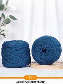 2 包，共 600 克：布条、编织垫、编织袋、手工纱线和大号毛线球。 - 彩色 - 查看 30