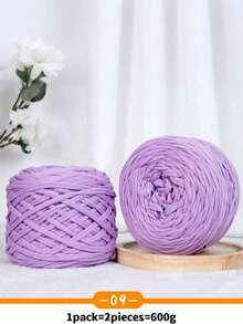 2 包，共 600 克：布条、编织垫、编织袋、手工纱线和大号毛线球。 - 彩色 - 查看 19