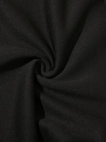 Vacaura 2pcs/Set Teenager's Stylish Crew Neck T-Shirt Top And Drawstring Waist Cargo Pants, Casual Sports Outfit