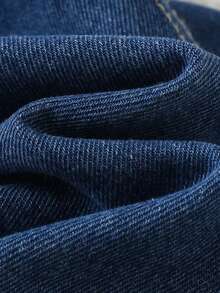 Cozy Pixies Baby Boy Decorative Pocket Elastic Waist Cuffed Jeans, Versatile & Comfortable