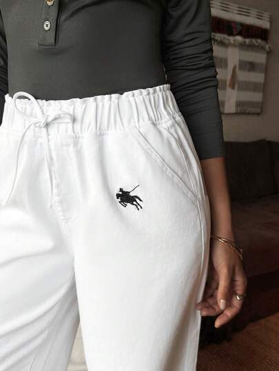 EMERY ROSE 女士纯色休闲牛仔裤