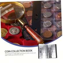120/240 Pocket Coin Collection Mini Coin Storage Coin Rack Collection Gifts