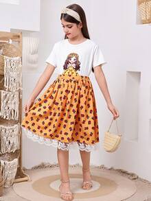 Girls Cute Summer 2 Piece Set - Yellow - View 7