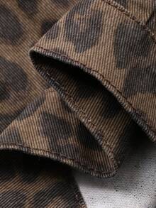 DAZY Toddler Boys' Washed Korean Casual Street Denim Jacket - Camel - View 7