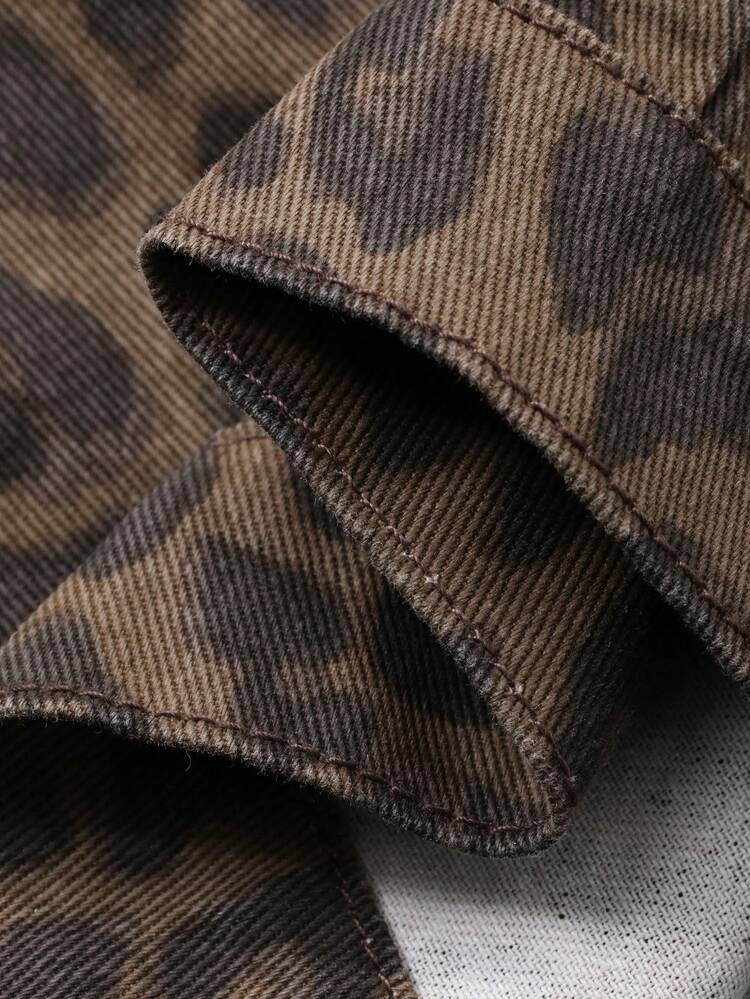 Toddler Boys' Washed Korean Casual Street Denim Jacket