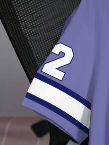 SHEIN X Care Bears 大码夏季休闲字母卡通熊印花圆领短袖T恤 - 白色 - 查看 5