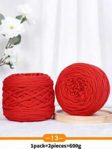 2 包，共 600 克：布条、编织垫、编织袋、手工纱线和大号毛线球。 - 彩色 - 查看 21