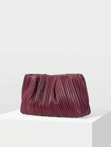 MOTF PREMIUM 女士手提包，时尚优雅，适合日常使用、聚会、派对、度假等各种场合。 - 酒紅色 - 查看 3