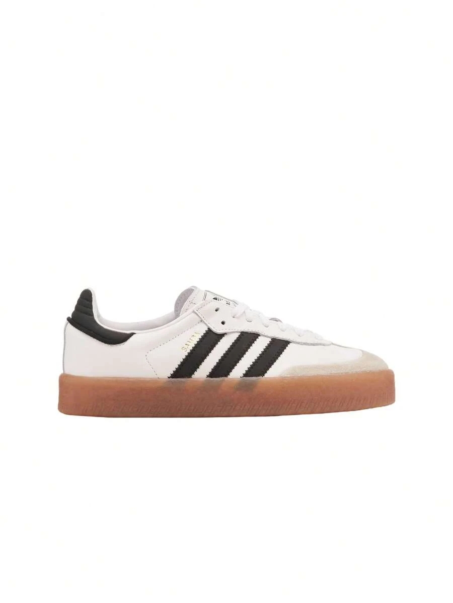 Adidas Sambae Unisex Shoes Cloud White/Core Black/Gold Metallic JI1349