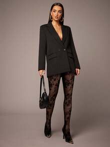 Silquee Quần legging nữ cạp cao, chất liệu nhung mềm mại, kiểu dáng thời trang và gợi cảm, thích hợp cho mùa thu/đông, phù hợp cho các dịp thường ngày, hẹn hò, đi chơi, tiệc tùng, Giáng sinh và các lễ hội. - Cà phê nâu - Xem 4