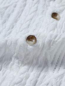 Manfinity Homme Camicia casual da uomo a maniche lunghe con bottoni sul davanti e vestibilità ampia