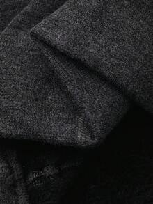 DAZY Sheer Black Tights, Leg Slimming Opaque Pantyhose, Thermal Lined Footless Leggings - Grey - View 9