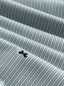 SHEIN EZwear 大码爱心条纹口袋宽松休闲裤，春夏款 - 彩色 - 查看 4